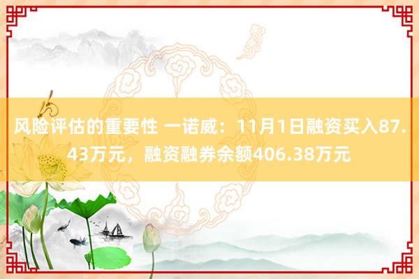 风险评估的重要性 一诺威：11月1日融资买入87.43万元，融资融券余额406.38万元