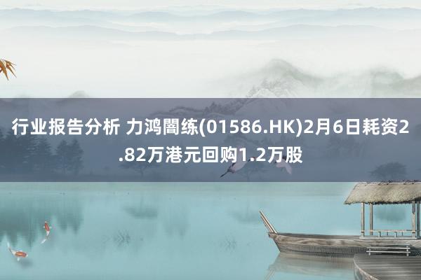 行业报告分析 力鸿闇练(01586.HK)2月6日耗资2.82万港元回购1.2万股