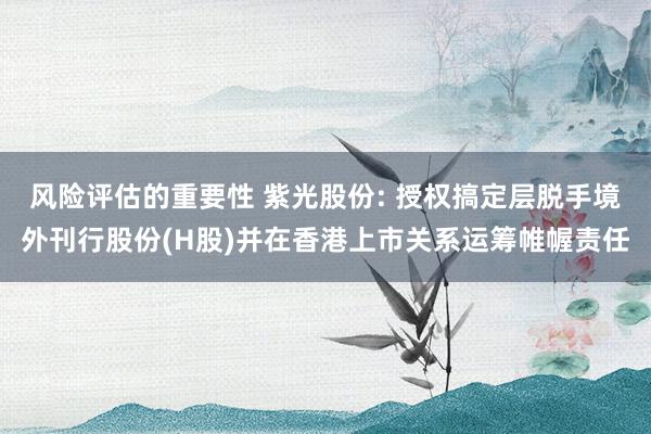 风险评估的重要性 紫光股份: 授权搞定层脱手境外刊行股份(H股)并在香港上市关系运筹帷幄责任